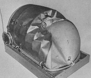 FIG. C. Auxiliary power-plant enclosure after failure due to external pressure.